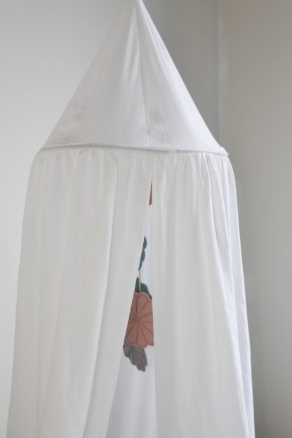 Opnieuw schieten Monica een schuldeiser Linen canopy for kids - white | babylystore.com