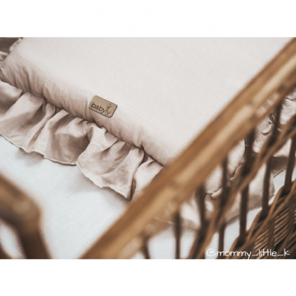 pościel dla lalki beżowa-6 pościel dla lalki beżowa