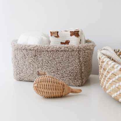 Teddy organizer - box boucle - Taupe