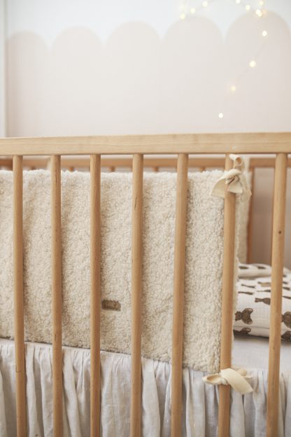 Crib bumper Teddy Cream