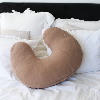 Muslin nursing pillow  - mocca