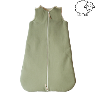 Baby sleeping bag - Wool - Olive