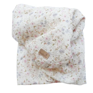 Muslin fitted sheet - Meadow